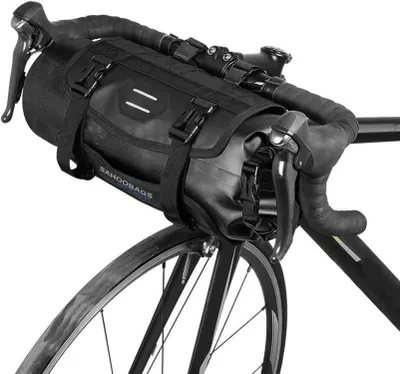 Produktbild von Fahrradtasche wasserdicht für Mountainbike MTB Lenker 7l Schwarz