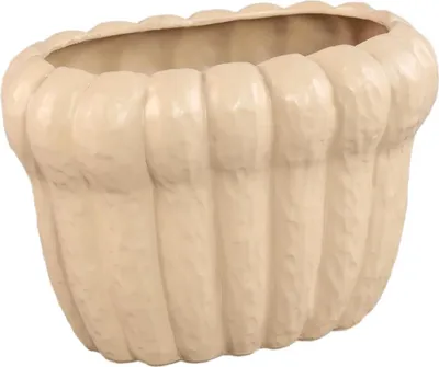 Produktbild von PTMD - Topf Samaran - Beige - 29x19x20cm