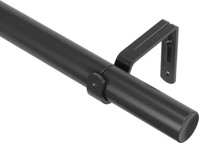 Zdjęcie produktu dla KARNISZ REGULOWANY Zen 81-162 cm czarny MATOWY metalowy