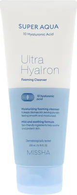 Immagine prodotto di Missha Super Aqua Ultra Hyalron Detergente Schiumogeno 200ml
