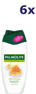 Produktbild von 6x Palmolive – Milk & Honey Duschgel 250 ml