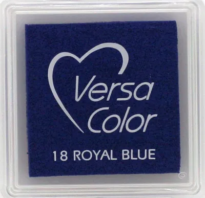 Obrázok produktu pre TSUKINEKO - Pigmentový atramentový tampón - Versa Color malý 2,5 x 2,5 cm - kráľovská modrá