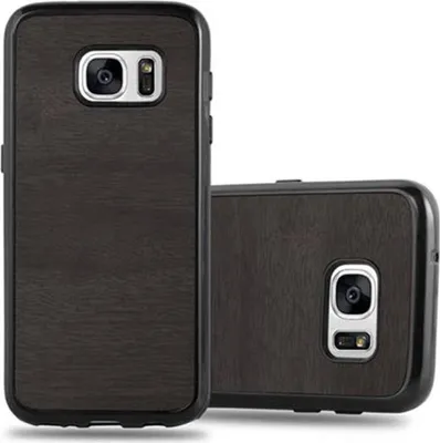 Zdjęcie produktu dla Etui na telefon komórkowy Cadorabo do Samsung Galaxy S7 w kolorze czarnym Etui ochronne Etui silikonowe TPU