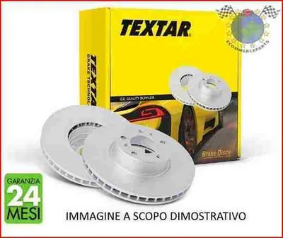 Obrázok produktu pre 2 brzdové kotúče Textar 284 mm vpredu pre Mercedes triedy C W202 notchback
