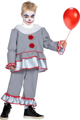 Zdjęcie produktu dla Halloween przerażający kostium klauna chłopcy joker horror przebranie karnawał dzieci