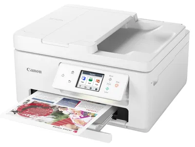 Produktbild von Canon PIXMA TS7750i, Tintenstrahl, Farbdruck, 1200 x 1200 DPI, Farbkopieren, A4, Weiß