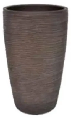 Productafbeelding van Bloempot Conisch Hoog - Grijs Gietijzer - H 70 x L 40 cm