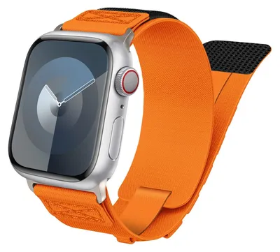 Immagine prodotto di Per Apple Watch SE 2023 44mm Design Cinturino di sostituzione in nylon intrecciato Arancione