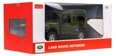 Obrázok produktu pre RC model Land Rover Defender zelený 1:14 Rastar 2,4 GHz s osvetlením
