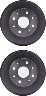 Produktbild von 2 Bremstrommeln Ø 245 mm Ø 14 mm HELLA passend für u.a. MAZDA 323