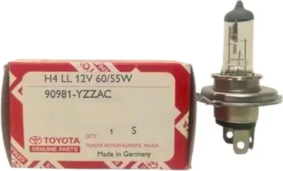 Zdjęcie produktu dla Żarówka halogenowa TOYOTA H4 90981-YZZAC OE