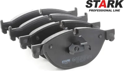 Produktbild von STARK SKBP-0011070 - OE 34 11 6 775 318 Bremsbeläge, Vorne für 5er (F10), 5er GT (F07), 5er (F11), 6er (F12), 6er (F13), 6er (F06), 7er (F01)