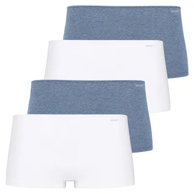Produktbild von 4er Pack SKINY Damen Boyleg Short Advantage Baumwolle Stretch