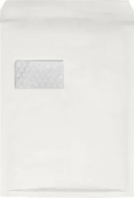 Produktbild von 25x AROFOL WIN Luftpolstertasche 7/G-17W 230x340mm mit Fenster für C4+ weiß