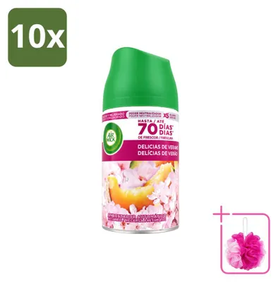Produktbild von 10 x Air Wick Freshmatic Nachfüller Sommerglück - 250 ml - Sparpackung - 10 Stücke