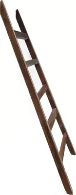 Obrázek produktu pro Dekorativní žebřík 100 cm - Vintage - Starý dřevěný dekorativní prvek