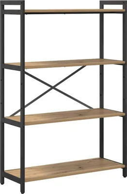 Immagine prodotto di vidaXL Libreria in rovere Artisan 80 x 30 x 120 cm in materiale derivato dal legno