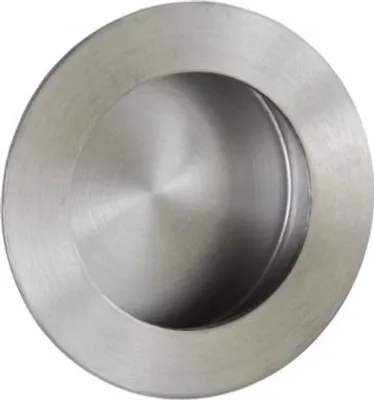 Image de Poignée de porte coulissante ronde encastrable FH201-50 (fi 50 mm), inox