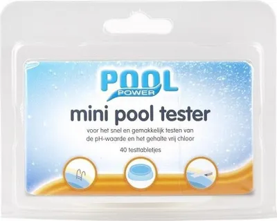 Produktbild von Pool Power Mini Pool Tester, Wasser-Testkit, pH, Karton mit Aufhänger