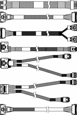 Produktbild von Lenovo Speicherkabelkit - für 2,5" Chassis