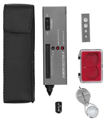 Diamanttester-Stift mit 30x LED-Vergrößerung, hohe Genauigkeit