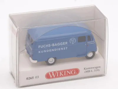 Produktbild von Wiking 026503 Mercedes-Benz L 319 Kastenwagen "Fuchs-Bagger" 1:87 in