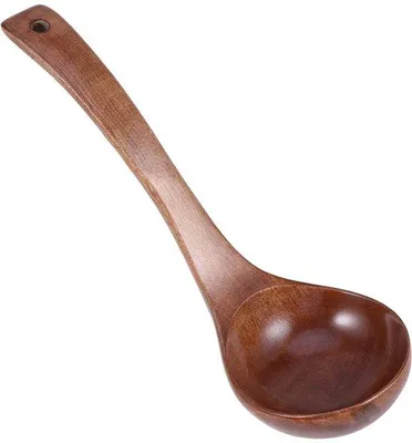 Produktbild von Holzlöffel mit langem Griff, Kochutensil, 28 cm