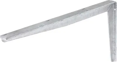 Image de Alberts 800819 Console en profilé en T, pour sollicitations et charges extrêmes, galvanisée à chaud, hauteur 300 mm, profondeur 550 mm
