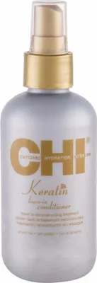 Obrázek produktu pro CHI Keratin Leave-in Conditioner, Ženy, Poškozené vlasy, Hydratační, Ochana, Změkčující, 177 ml, Sprej, Keratin