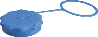 Produktbild von Hünersdorff Weithals-Verschraubung HDPE blau für Außen-D 105 mm