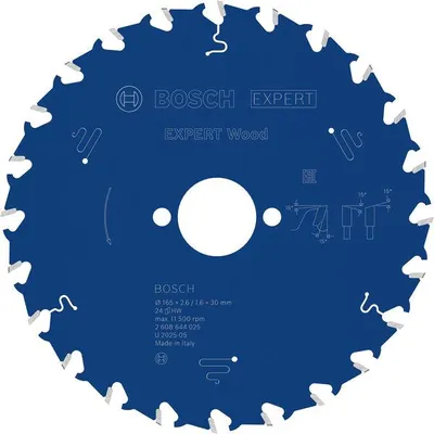 Produktbild von EXPERT Wood Kreissägeblatt, 165x2,6/1,6x30 mm, Z24