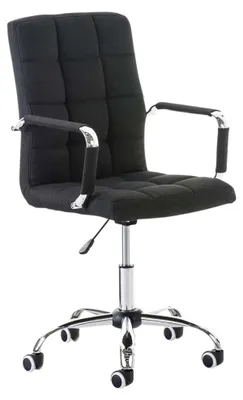 Produktbild von CLP Bürostuhl Deli V2 Stoff höhenverstellbar und drehbar | Farbe schwarz