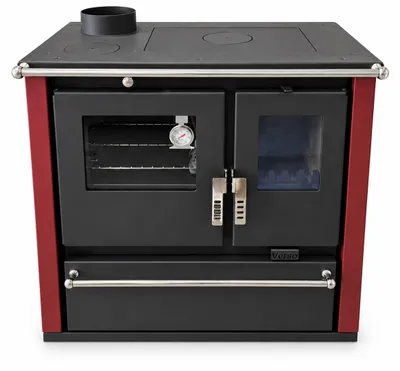 Obrázek produktu pro Verso CS Plus Bordo 7,7 kW | Krbová kamna EEK A+ s troubou a varnou deskou Levá