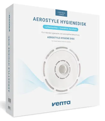 Produktbild von Venta 2121302, Hygiene cartridge, Weiß, 2 Stück(e), LW73 / LW74, Deutschland