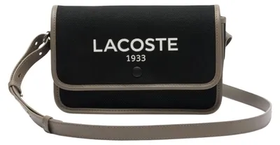 Obrázek produktu pro Taška přes rameno Lacoste Heritage Canvas, černá barva