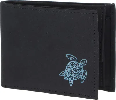 Produktbild von oxmox Geldbörse New Cryptan RFID Protect Pocketbörse Turtle 2.0 Print Cyan Black schwarz