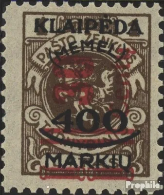 Produktbild von Briefmarken Memelgebiet 1923 Mi 232 Type III postfrisch Aufdruckausgabe