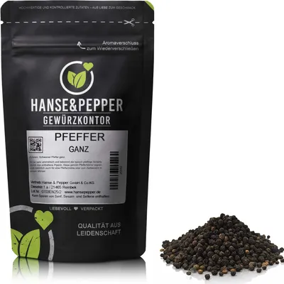 Produktbild von 1kg Pfeffer Schwarz - ganz