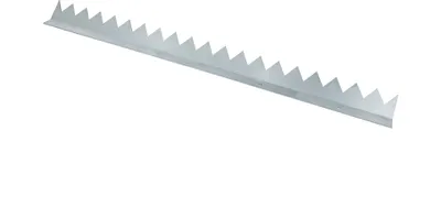 Immagine prodotto di Binario seghettato per recinzioni privacy 100 cm montaggio laterale - al pezzo