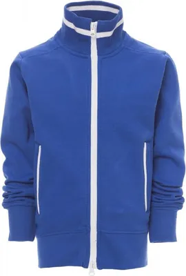 Produktbild von Kinder Sweatjacke "JUNIOR+" - Payper Königsblau/Weiss 5/6
