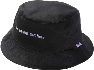 Obrázek produktu pro Olivia Rodrigo - "It's Brutal Out Here" Floppy Hat for Men/Ladies Uni RO10439 (One Size) (Black)