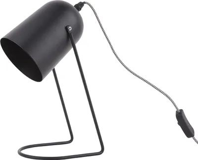 Produktbild von Leitmotiv - Tischleuchte Enchant - Schwarz - 30x18cm Tischlampe - Nachttischlampe, Wohnzimmer, Schlafzimmer