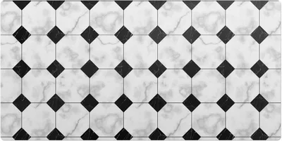 Obrázek produktu pro Geometrický Vzor Dlaždíc – Podložka na stůl – Psací podložka – 120x60 cm – Kancelářská podložka – Ochranná podložka – Protiskluzová podložka