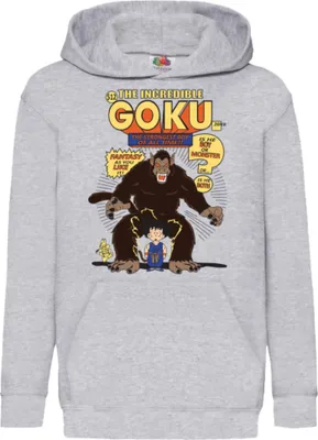 Immagine prodotto di Felpe con cappuccio per bambini Dragon Anime Manga Ball Z 16, 5-6 Jahr - 116 / Gris
