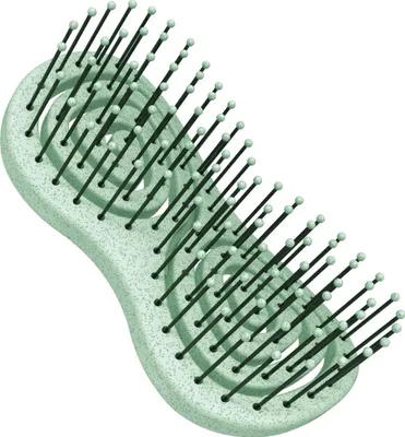 Produktbild von Wellness-Haarbürste "Organica" minzgrün