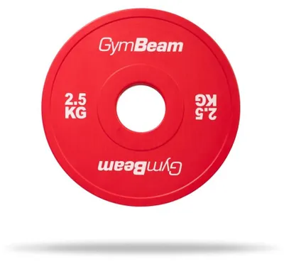 Produktbild von GymBeam - Gummi Bruchhantelscheibe 51 mm 2.5 kg
