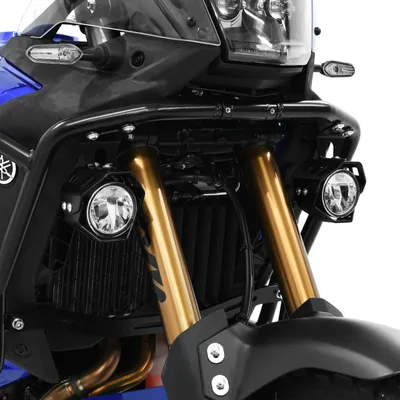 Obrázek produktu pro Sada LED přídavných světlometů včetně držáku do mlhy (pár) s krytem pro kompatibilní s Yamaha Ténéré 700 World Raid
