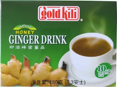 Produktbild von [ 180g (10x18g) ] GOLD KILI Instant Ingwergetränk | Instant Ginger Drink