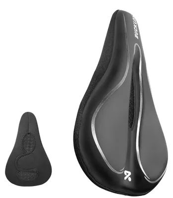Immagine prodotto di Copertura per sella Gel - 11 x 7 x 1,2 pollici - Per MTB - 1 pezzo