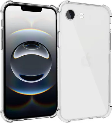 Zdjęcie produktu dla Techsuit Shockproof Clear Silicone etui na iPhone 16e – przezroczyste